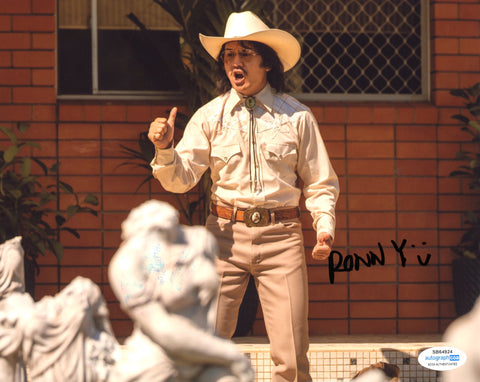 RONNY CHIENG SIGNED YOUNG ROCK 8X10 PHOTO ACOA