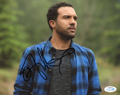 O.T. FAGBENLE SIGNED BLACK WIDOW 8X10 PHOTO 2 ACOA