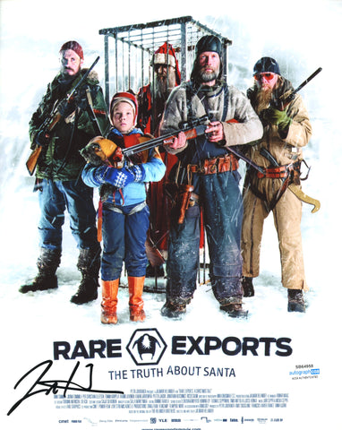 JALMARI HELANDER SIGNED RARE EXPORTS 8X10 PHOTO ACOA