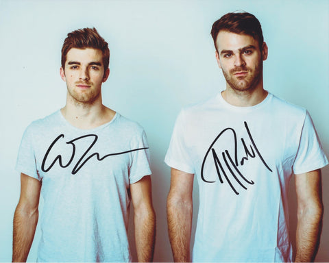 THE CHAINSMOKERS SIGNED 8X10 PHOTO 6