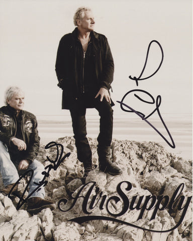AIR SUPPLY SIGNED 8X10 PHOTO