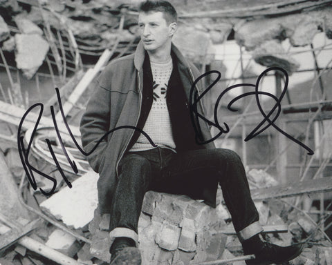 BILLY BRAGG SIGNED 8X10 PHOTO 2