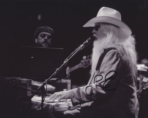 LEON RUSSELL SIGNED 8X10 PHOTO