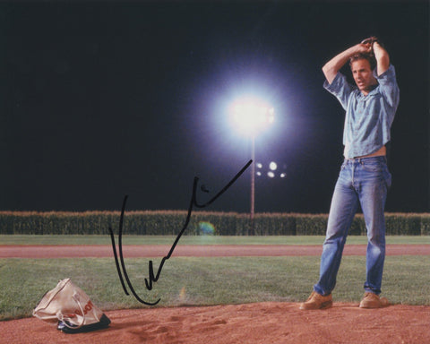 KEVIN COSTNER SIGNED FIELD OF DREAMS 8X10 PHOTO