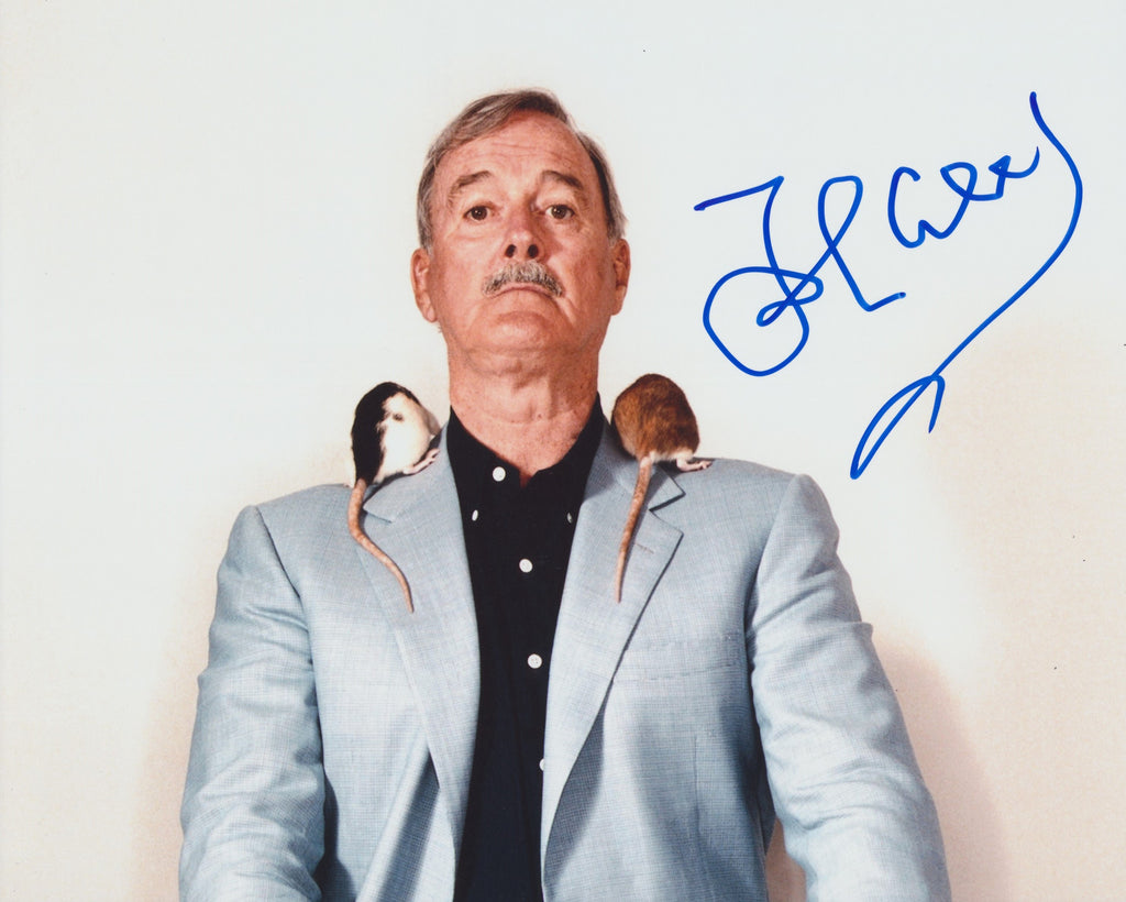 JOHN CLEESE SIGNED MONTY PYTHON 8X10 PHOTO – Overtime Autographs