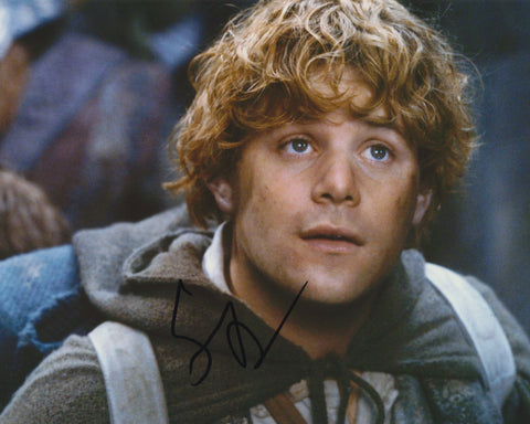 SEAN ASTIN SIGNED LORD OF THE RINGS 8X10 PHOTO 2