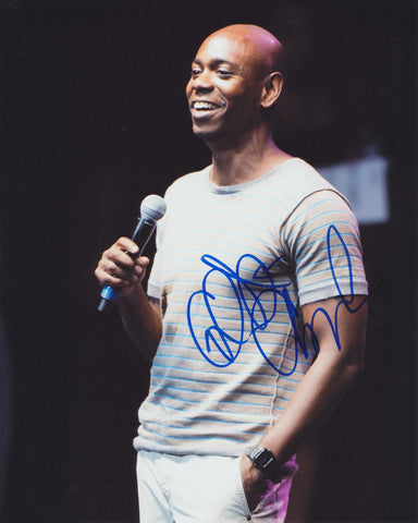 DAVE CHAPPELLE SIGNED 8X10 PHOTO 3