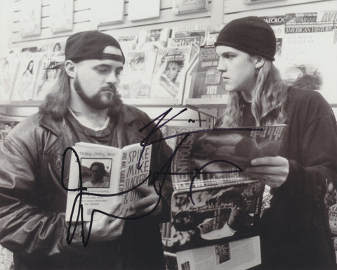 KEVIN SMITH AND JAY MEWES SIGNED JAY AND SILENT BOB 8X10 PHOTO