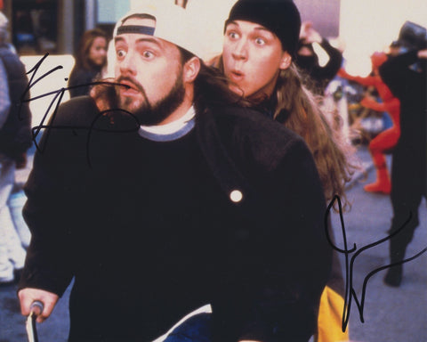 KEVIN SMITH AND JAY MEWES SIGNED JAY AND SILENT BOB 8X10 PHOTO 2