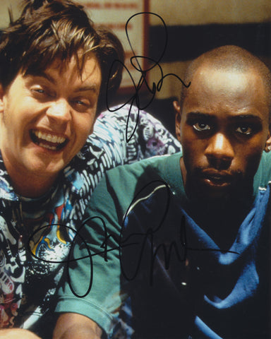 DAVE CHAPPELLE AND JIM BREUER SIGNED HALF BAKED 8X10 PHOTO