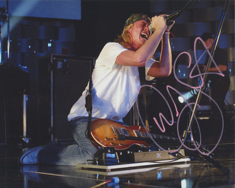 WES SCANTLIN SIGNED PUDDLE OF MUDD 8X10 PHOTO 3