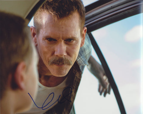 KEVIN BACON SIGNED COP CAR 8X10 PHOTO