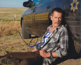 KEVIN BACON SIGNED COP CAR 8X10 PHOTO 2