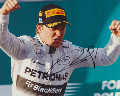 NICO ROSBERG SIGNED MERCEDES AMG PETRONAS F1 FORMULA 1 8X10 PHOTO 4