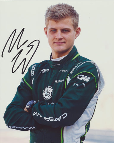 MARCUS ERICSSON SIGNED CATERHAM FORMULA 1 8X10 PHOTO 4