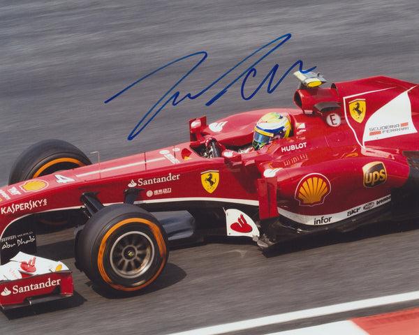 FELIPE MASSA SIGNED SCUDERIA FERRARI F1 FORMULA 1 8X10 PHOTO 5 ...