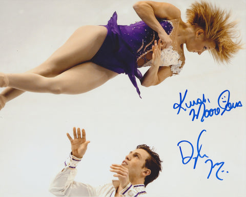 KIRSTEN MOORE TOWERS & DYLAN MOSCOVITCH SIGNED FIGURE SKATING 8X10 PHOTO