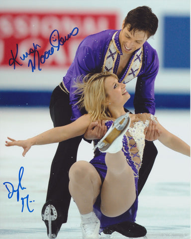 KIRSTEN MOORE TOWERS & DYLAN MOSCOVITCH SIGNED FIGURE SKATING 8X10 PHOTO 6