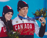 TESSA VIRTUE & SCOTT MOIR SIGNED 2014 OLYMPIC FIGURE SKATING 8X10 PHOTO