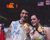 TESSA VIRTUE & SCOTT MOIR SIGNED 2010 OLYMPIC FIGURE SKATING 8X10 PHOTO 5