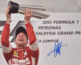 SEBASTIAN VETTEL SIGNED SCUDERIA FERRARI F1 FORMULA 1 8X10 PHOTO 6