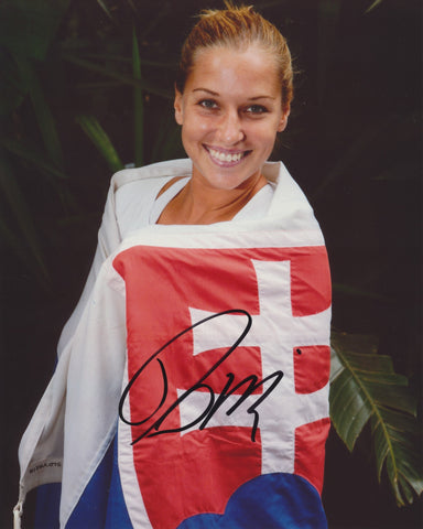 DOMINIKA CIBULKOVA SIGNED WTA TENNIS 8X10 PHOTO 3
