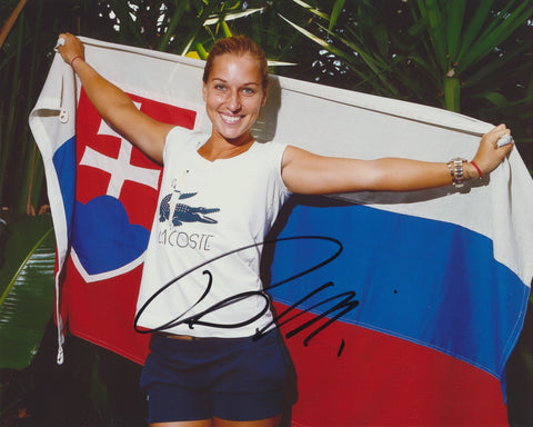 DOMINIKA CIBULKOVA SIGNED WTA TENNIS 8X10 PHOTO 5