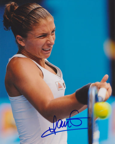 SARA ERRANI SIGNED WTA TENNIS 8X10 PHOTO 2