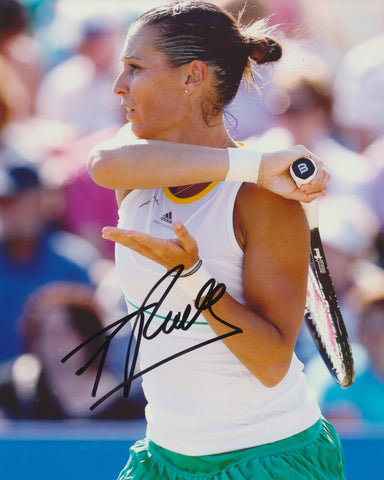 FLAVIA PENNETTA SIGNED WTA TENNIS 8X10 PHOTO