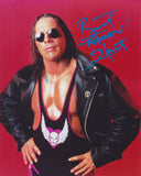 BRET THE HITMAN HART SIGNED WWE WWF 8X10 PHOTO