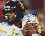 PAT WHITE SIGNED WEST VIRGINIA MOUNTAINEERS 8X10 PHOTO