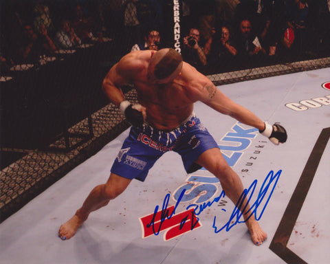CHUCK LIDDELL 'ICEMAN' SIGNED UFC 8X10 PHOTO 4