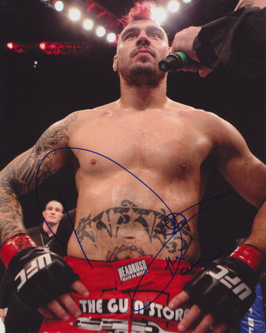 DAN HARDY 'OUTLAW' SIGNED UFC 8X10 PHOTO 5
