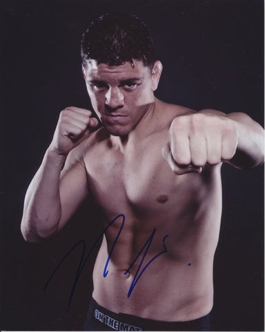 NICK DIAZ SIGNED UFC 8X10 PHOTO