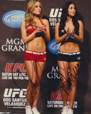 ARIANNY CELESTE & BRITTNEY PALMER SIGNED UFC RING GIRLS 8X10 PHOTO 4