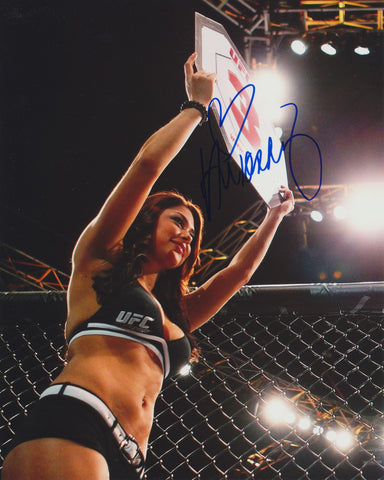 ARIANNY CELESTE SIGNED UFC RING GIRL 8X10 PHOTO 3