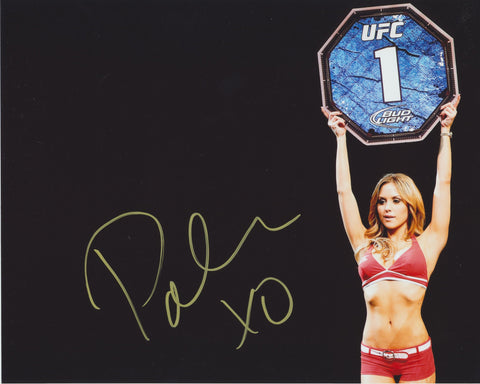 BRITTNEY PALMER SIGNED UFC RING GIRL 8X10 PHOTO