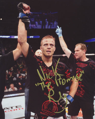 NICK RING 'THE PROMISE' SIGNED UFC 8X10 PHOTO