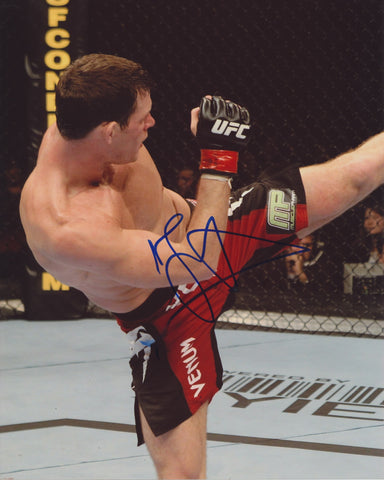MICHAEL BISPING SIGNED UFC 8X10 PHOTO