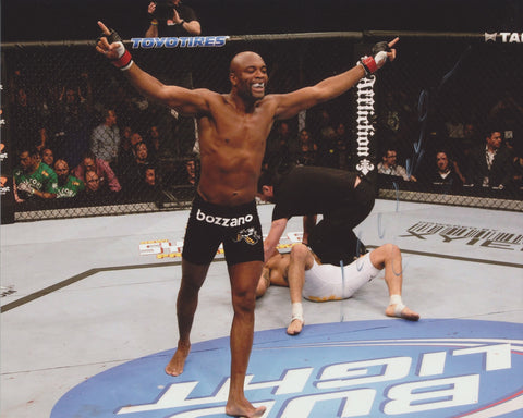 ANDERSON SILVA 'SPIDER' SIGNED UFC 8X10 PHOTO 3