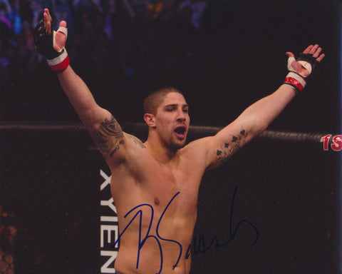 BRENDAN SCHAUB 'THE NATURAL' SIGNED UFC 8X10 PHOTO 4