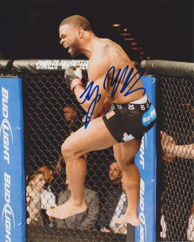 TYRON WOODLEY SIGNED UFC 8X10 PHOTO 2