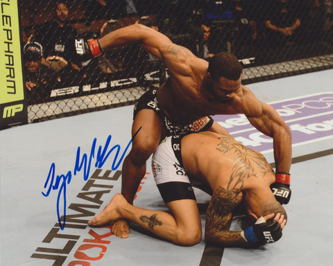 TYRON WOODLEY SIGNED UFC 8X10 PHOTO 3