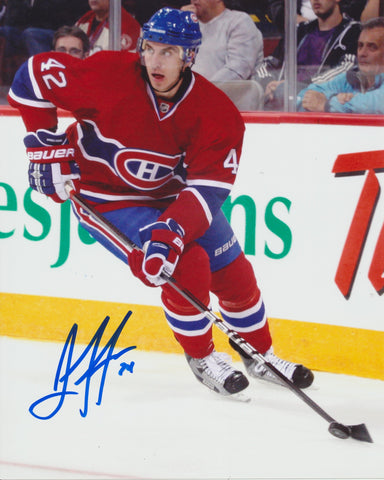 JARED TINORDI SIGNED MONTREAL CANADIENS 8X10 PHOTO 4