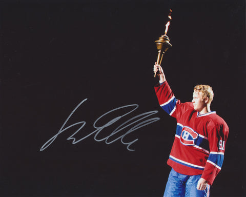 LARS ELLER SIGNED MONTREAL CANADIENS 8X10 PHOTO