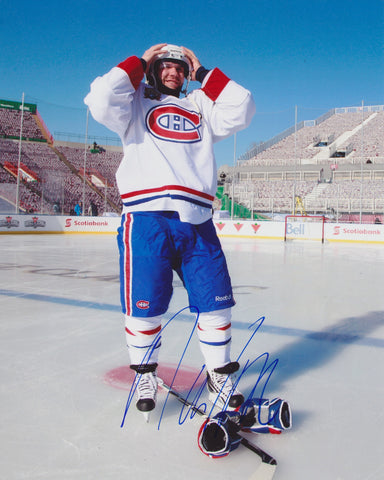 DAVID DESHARNAIS SIGNED MONTREAL CANADIENS 8X10 PHOTO 3