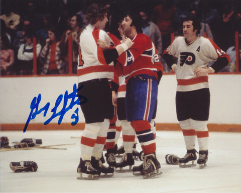 GUY LAPOINTE SIGNED MONTREAL CANADIENS 8X10 PHOTO