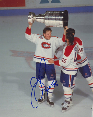 GARY LEEMAN SIGNED MONTREAL CANADIENS 8X10 PHOTO