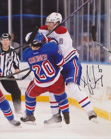 DOUGLAS MURRAY SIGNED MONTREAL CANADIENS 8X10 PHOTO