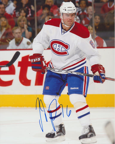 JAROSLAV SPACEK SIGNED MONTREAL CANADIENS 8X10 PHOTO